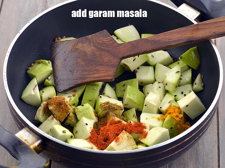 Step 12 – <p>Furthermore, add the <a href="https://www.tarladalal.com/Garam-Masala-163r"><i>garam masala</i></a>.</p>