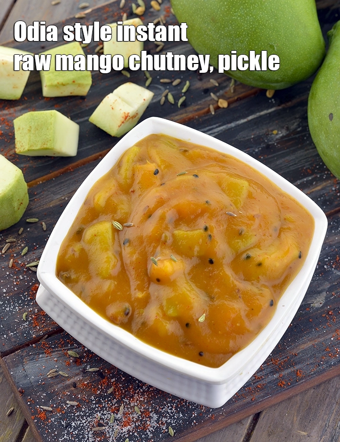 Step 19 – <p>Your <strong>amba khatta recipe | Odia style instant raw mango chutney, pickle</strong> is now ready …