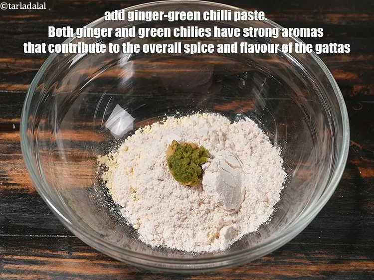 Step 5 – <p>Add 1 tsp <a href="https://www.tarladalal.com/glossary-ginger-green-chilli-paste-adrak-mirch-ki-paste-adrak-mirchi-paste-139i">ginger-green chilli paste</a>. Both ginger and green chilies have strong aromas …