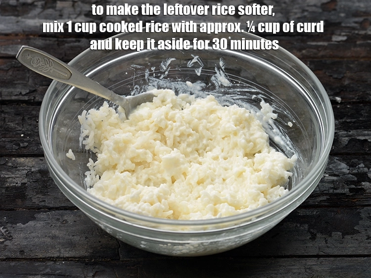 Step 18 – <p>To make the leftover rice softer, mix 1 cup cooked rice with approx. ¼ cup …