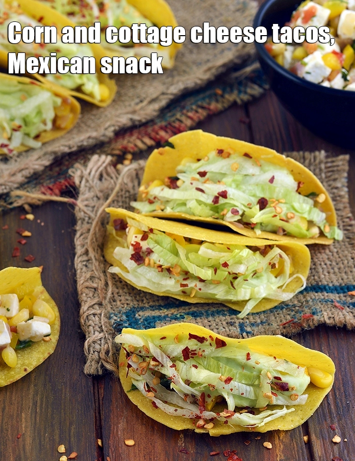 Step 14 – <p><span style="background-color:rgb(255,255,255);color:rgb(0,0,0);">Serve <strong>Corn and Cottage Cheese Tacos, Mexican Snack</strong> immediately.</span></p>