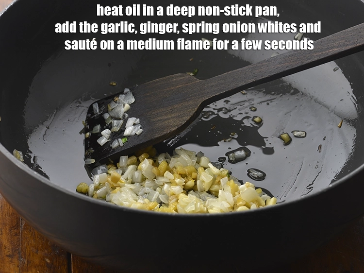 Step 12 – <p><span style="background-color:rgb(255,255,255);color:rgb(0,0,0);">Heat the </span><a href="https://www.tarladalal.com/glossary-oil-671i"><u>oil</u></a><span style="background-color:rgb(255,255,255);color:rgb(0,0,0);"> in a deep non-stick pan, add the 1 tbsp …