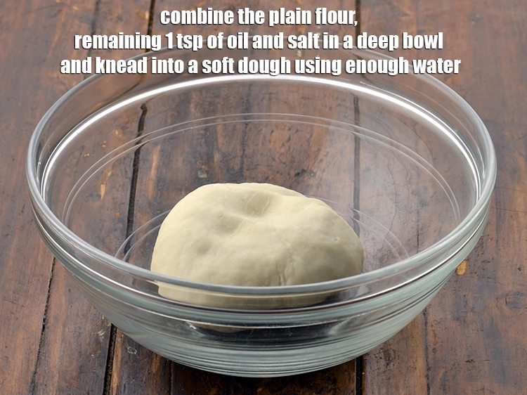 Step 5 – <p><span style="background-color:rgb(255,255,255);color:rgb(0,0,0);">Combine the 1/2 cup </span><a href="https://www.tarladalal.com/glossary-plain-flour-maida-188i"><u>plain flour (maida)</u></a><span style="background-color:rgb(255,255,255);color:rgb(0,0,0);">, remaining 1 tsp of </span><a …