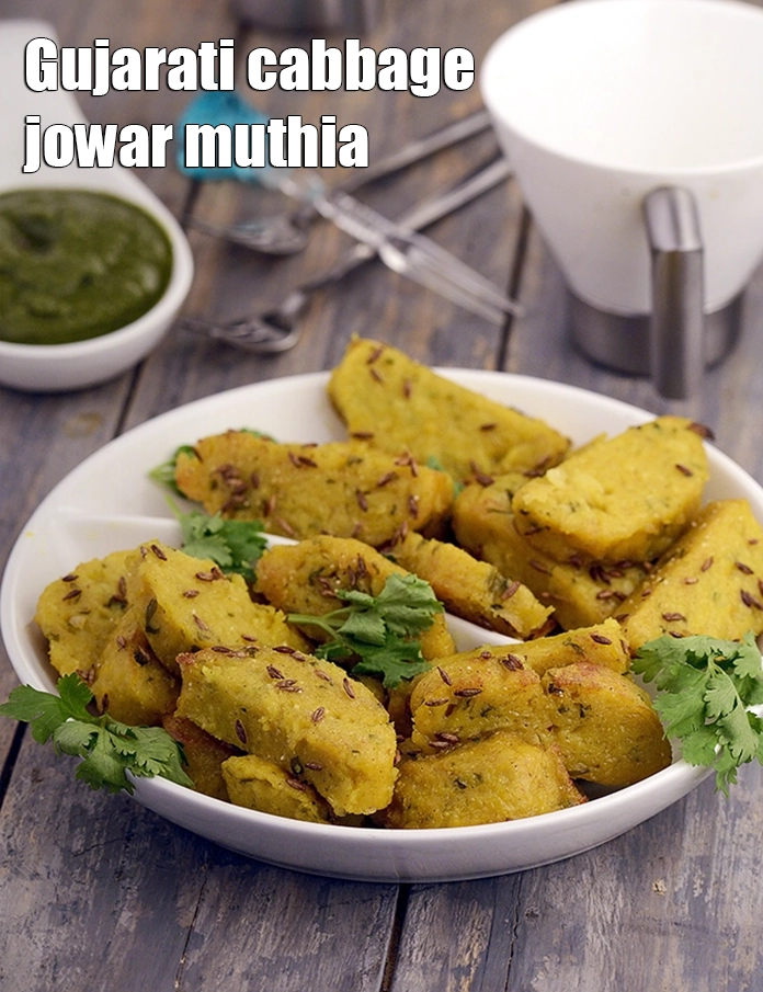 Step 27 – <p><strong>Cabbage muhtia | Gujarati cabbage jowar muthia | healthy kobi jowar muthia |&nbsp;kobi na muthiya …