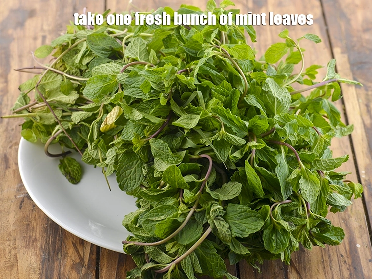 Step 1 – <p>To make <strong>green chutney for chaat recipe | hari chutney for chaat | spicy coriander …