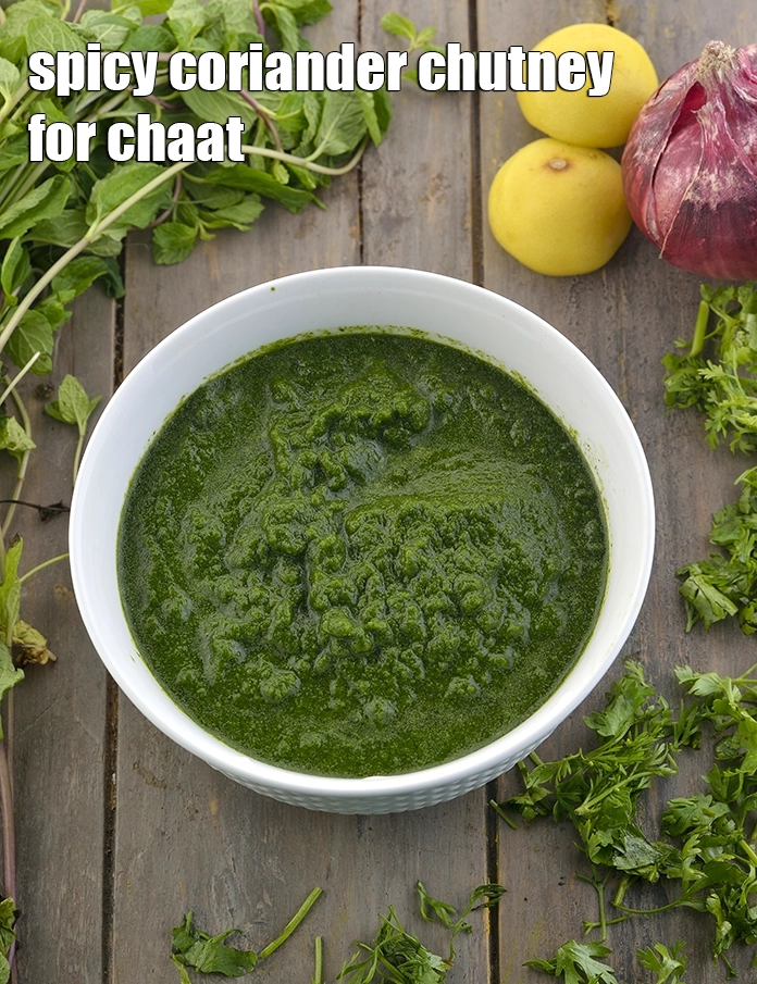 Step 20 – <p>Store&nbsp;<strong> hari chutney for chaat | spicy coriander chutney for chaat | how to make …