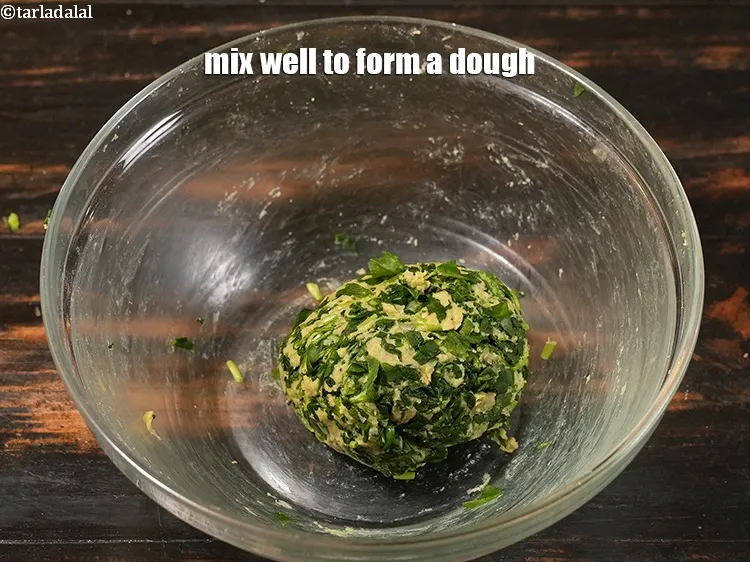 Step 18 – <p>Mix well to form a dough.</p>