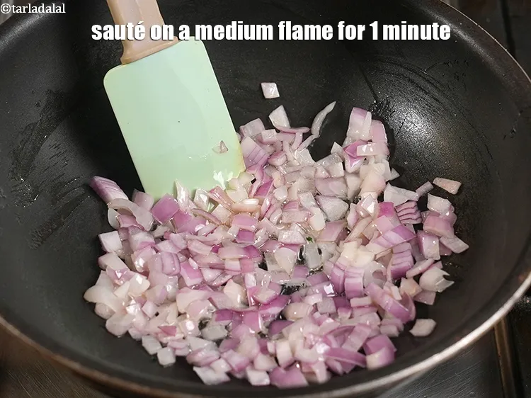 Step 25 – <p>Sauté on a medium flame for 1 minute.</p>