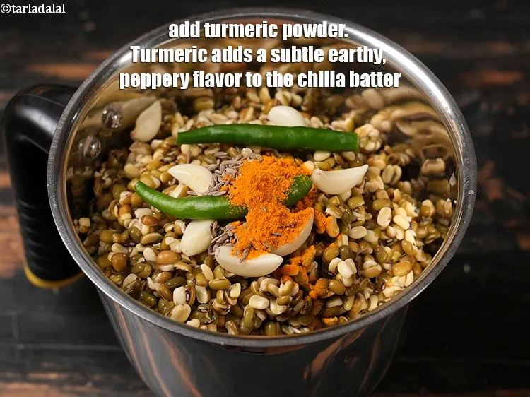 Step 8 – <p>Add ¼ tsp <a href="https://www.tarladalal.com/glossary-turmeric-powder-haldi-645i">turmeric powder (haldi)</a>. Turmeric adds a subtle earthy, peppery flavor to …