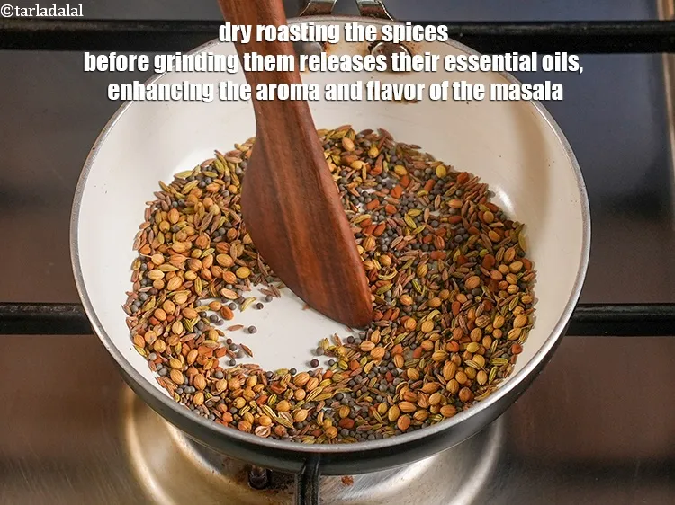 Step 41 – <p>Dry roasting the spices before grinding them releases their essential oils, enhancing the aroma and …
