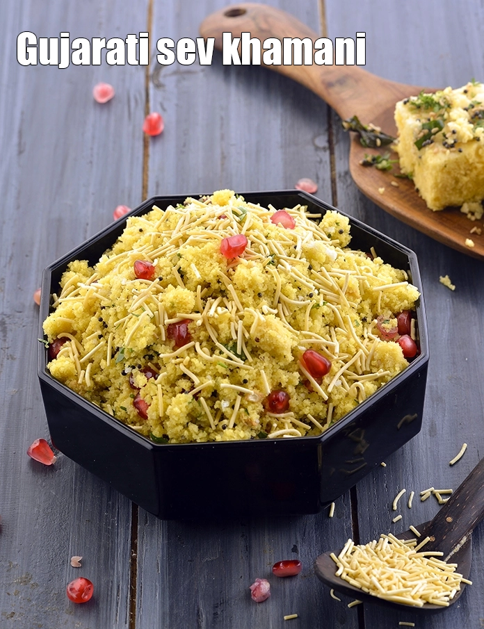 Step 12 – <p>Serve the&nbsp;<strong>amiri khaman | Gujarati sev khamani | Surti sev khamani |</strong>&nbsp;immediately. It is a …