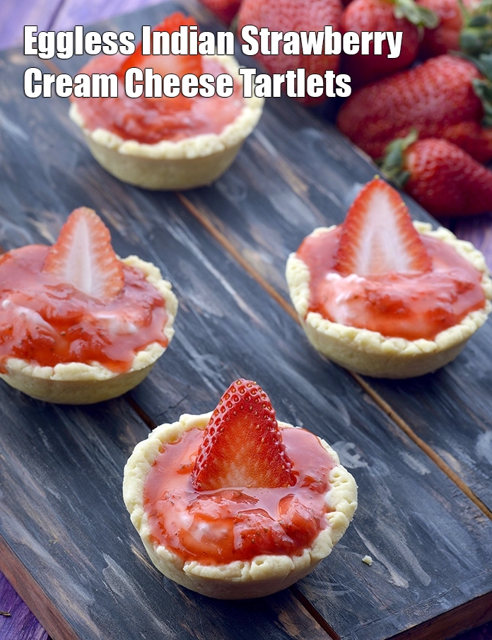 Step 6 – <p><span style="background-color:rgb(255,255,255);color:rgb(0,0,0);">Serve </span><strong>Strawberry Cheese Tarts recipe, Eggless Indian Strawberry Cream Cheese Tartlets </strong><span style="background-color:rgb(255,255,255);color:rgb(0,0,0);">immediately</span></p>
