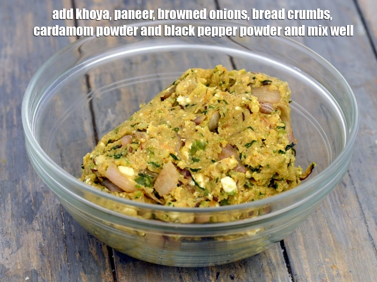 Step 9 – <p><span style="background-color:rgb(255,255,255);color:rgb(0,0,0);">Add the 1/4 cup </span><a href="https://www.tarladalal.com/glossary-mawa-khoya-mava-490i"><u>mawa (khoya)</u></a><span style="background-color:rgb(255,255,255);color:rgb(0,0,0);">, 1/4 cup </span><a href="https://www.tarladalal.com/glossary-paneer-cottage-cheese-chenna-985i#ing_3096"><u>grated paneer (cottage …