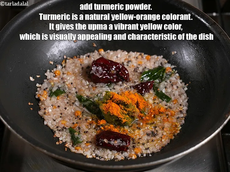 Step 18 – <p><span style="background-color:rgb(255,255,255);color:rgb(0,0,0);">Add ½ tsp </span><a href="https://www.tarladalal.com/glossary-turmeric-powder-haldi-645i"><u>turmeric powder (haldi)</u></a><span style="background-color:rgb(255,255,255);color:rgb(0,0,0);">. Turmeric is a natural yellow-orange colorant. …