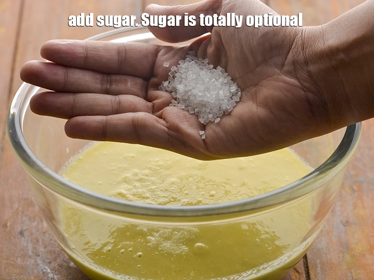 Step 10 – <p><span style="background-color:rgb(255,255,255);color:rgb(0,0,0);">Add 1 1/2 tsp </span><a href="https://www.tarladalal.com/glossary-sugar-chini-shakkar-278i"><u>sugar</u></a><span style="background-color:rgb(255,255,255);color:rgb(0,0,0);">. Sugar is totally optional but, we want …