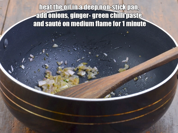 Step 1 – <p><span style="background-color:rgb(255,255,255);color:rgb(0,0,0);">Heat the 2 tsp </span><a href="https://www.tarladalal.com/glossary-oil-671i"><u>oil</u></a><span style="background-color:rgb(255,255,255);color:rgb(0,0,0);"> in a deep non-stick pan, add the …