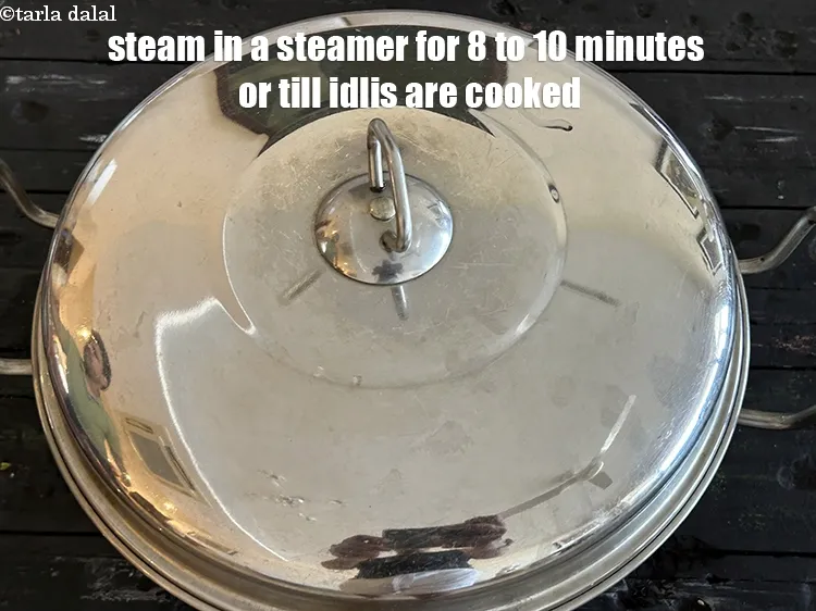 Step 39 – <p>Steam the idli in the same way as above.</p>