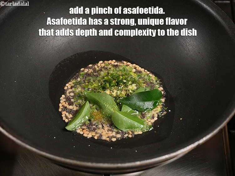 Step 36 – <p><span style="color:rgb(0,0,0);">Add a pinch of asafoetida. Asafoetida has a strong, unique flavor that adds depth …