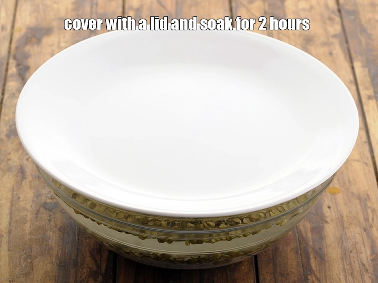 Step 10 – <p>Cover with a lid and soak for 2 hours. This softens the grain and fastens …