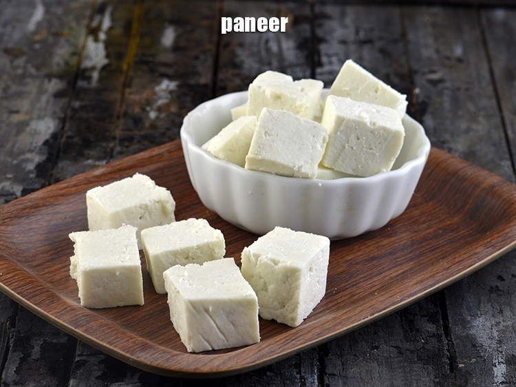 Step 9 – <p>To make<strong>&nbsp;paneer</strong>, rinse a deep non-stick pan with ¼ cup of water and quickly simmer …