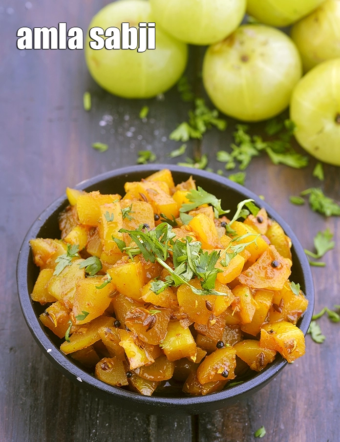 Step 9 – <p><span style="background-color:rgb(255,255,255);color:rgb(0,0,0);">Serve <strong>Amla Sabji</strong> hot.</span></p>