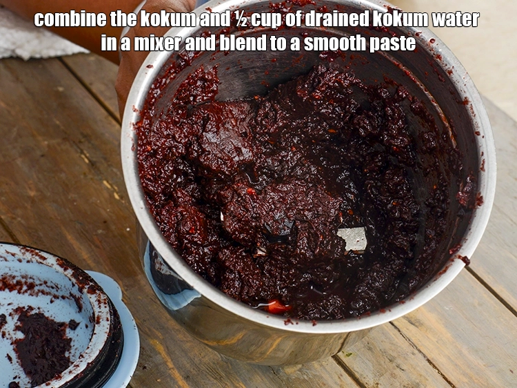 Step 3 – <p><span style="background-color:rgb(255,255,255);color:rgb(0,0,0);">Combine the kokum and ½ cup of drained kokum water in a mixer and …