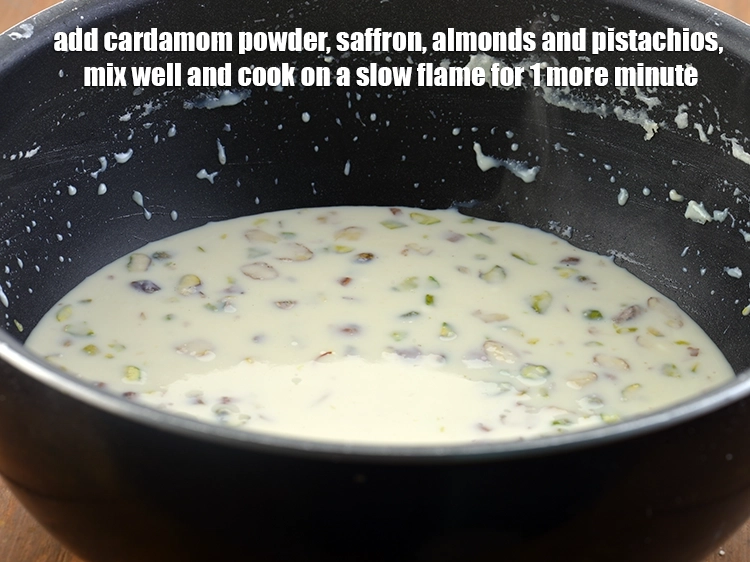 Step 4 – <p><span style="background-color:rgb(255,255,255);color:rgb(0,0,0);">Add the 1/4 tsp </span><a href="https://www.tarladalal.com/glossary-cardamom-powder-elaichi-powder-265i"><u>cardamom (elaichi) powder</u></a><span style="background-color:rgb(255,255,255);color:rgb(0,0,0);">, a pinch of </span><a href="https://www.tarladalal.com/glossary-saffron-kesar-520i"><u>saffron …