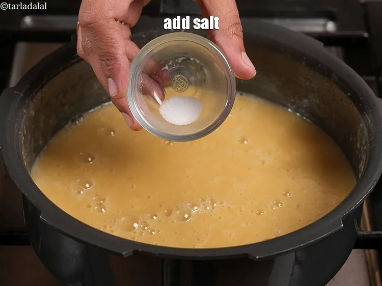 Step 16 – <p>Add ¼ tsp&nbsp;<a href="https://www.tarladalal.com/glossary-salt-namak-table-salt-418i">salt</a>&nbsp;or as advised by dietician/ doctor.</p>
