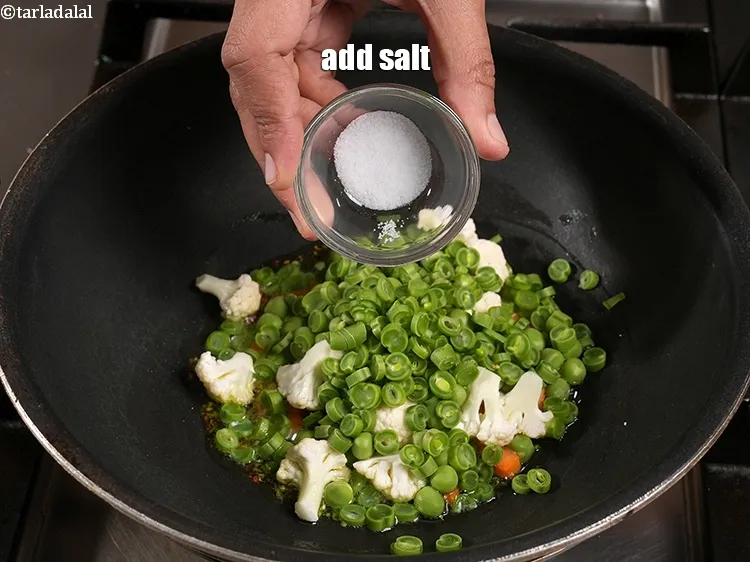 Step 18 – <p>Add 1/8 tsp salt or as advised by doctor/ dietitian.</p>