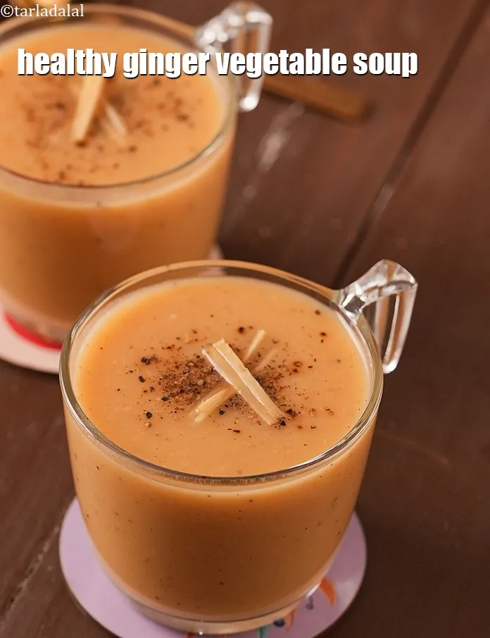 Step 22 – <p>Serve <strong>vegetable ginger soup recipe | ginger vegetable soup for chronic kidney disease | healthy …