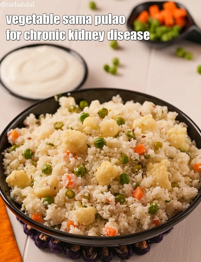 Step 26 – <p>Serve<strong> healthy sama vegetable pulao recipe | vegetable sama pulao for chronic kidney disease | …