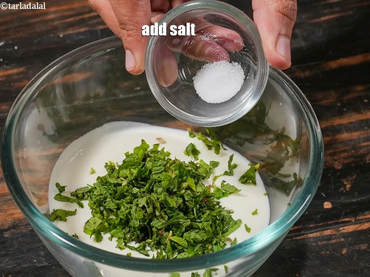 Step 5 – <p>Add ⅛ tsp salt or as advised by doctor/ dietitian.</p>