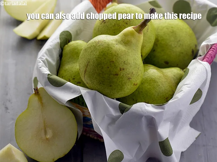 Step 18 – <p>You can also add chopped pear to make this recipe.</p>