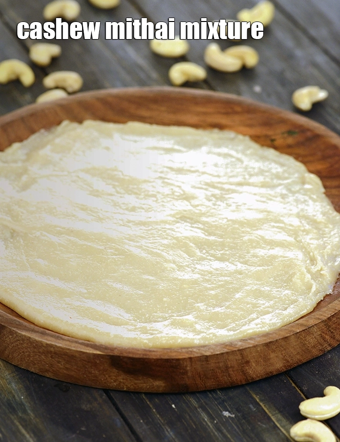 Step 10 – <p><span style="background-color:rgb(255,255,255);color:rgb(0,0,0);">Use </span><strong>Cashew Mithai Mixture </strong><span style="background-color:rgb(255,255,255);color:rgb(0,0,0);">as required.</span></p>