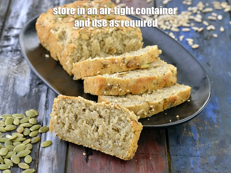 Step 10 – <p><span style="background-color:rgb(255,255,255);color:rgb(0,0,0);">Store <strong>Jowar, Rajgira, Banana and Chia Seeds Bread </strong>in an air-tight container and use …