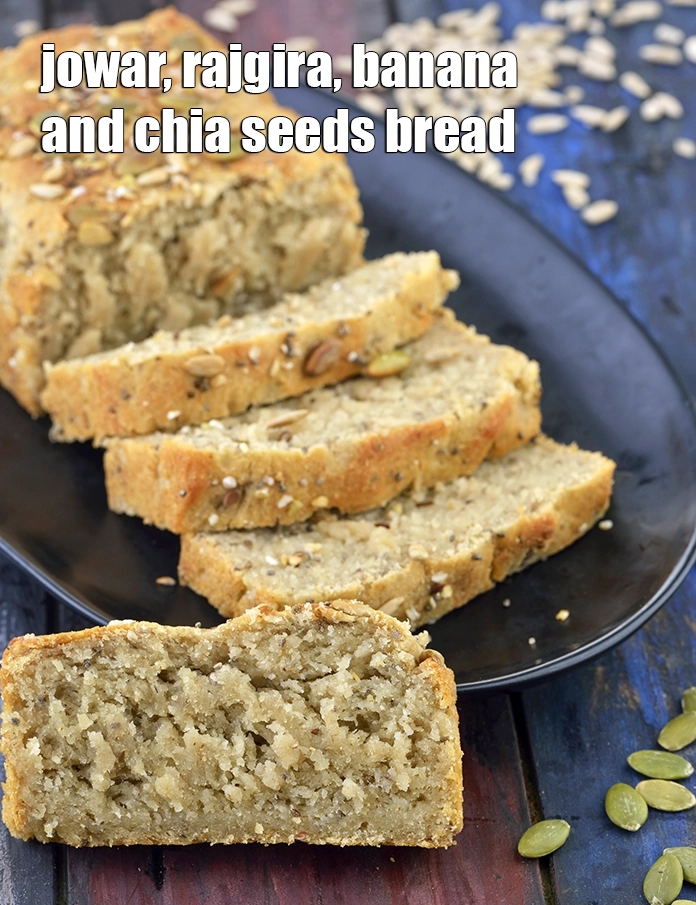 Step 9 – <p><span style="background-color:rgb(255,255,255);color:rgb(0,0,0);">Serve <strong>Jowar, Rajgira, Banana and Chia Seeds Bread</strong> immediately.</span></p>