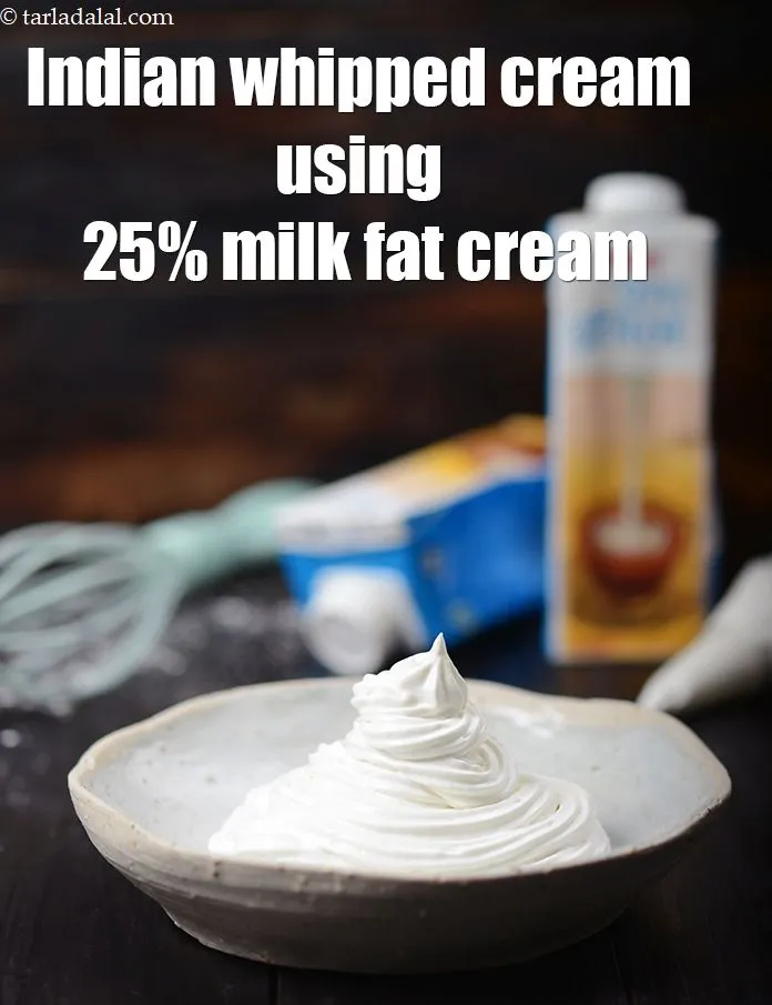 Step 20 – <p>Whipped cream using Amul fresh cream is ready. Use this whipped cream to make mousse, …