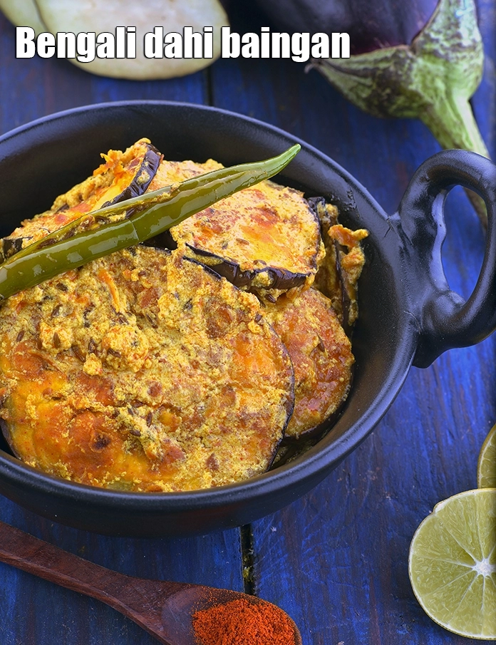 Step 15 – <p><span style="background-color:rgb(255,255,255);color:rgb(0,0,0);">Serve <strong>Doi Begun | Bengali Dahi Baingan | Brinjal in curd</strong> hot.</span></p>