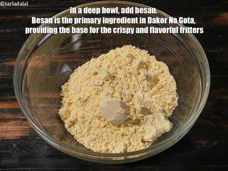 Step 18 – <p>To make <strong>dakor na gota | traditional dakor na gota | Gujarati gram flour fritters …