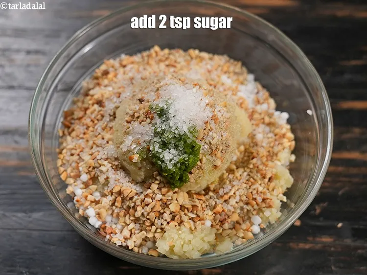 Step 29 – <html><head></head><body><p>Add&nbsp;2 tsp&nbsp;<a href="glossary-sugar-chini-shakkar-278i">sugar</a>.</p></body></html>
