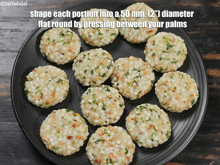 Step 42 – <p>Shape each portion into a 50 mm. (2”) diameter flat round by pressing between your …