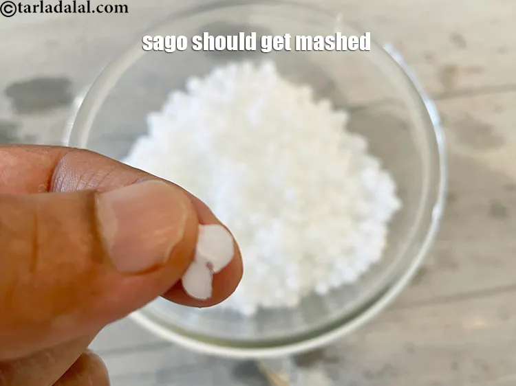 Step 9 – <p>Your sago must be well soaked. Test it by pressing between your fingers and they …