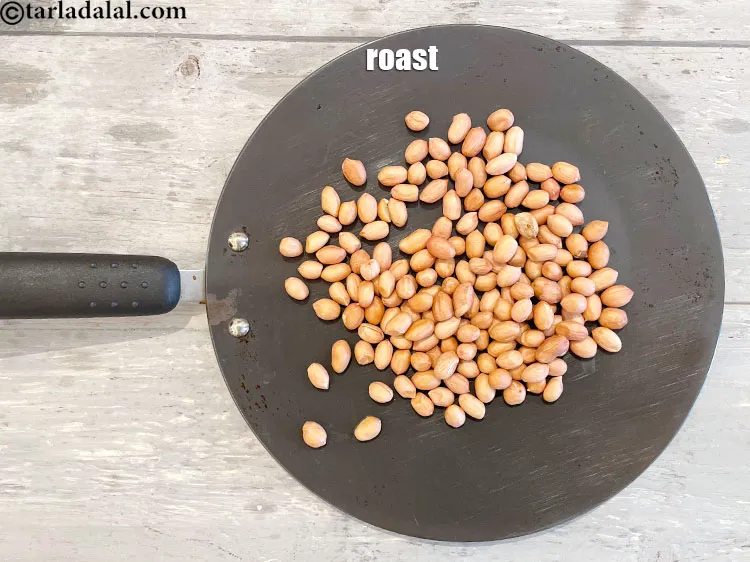 Step 11 – <html><head><meta charset="UTF-8"></head><body><p>Roasting enhances the flavour of the peanuts. Hence, to roast add few peanuts to …