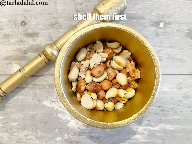 Step 13 – <p>To crush them, shell them first. At times we remove only some of the skin …