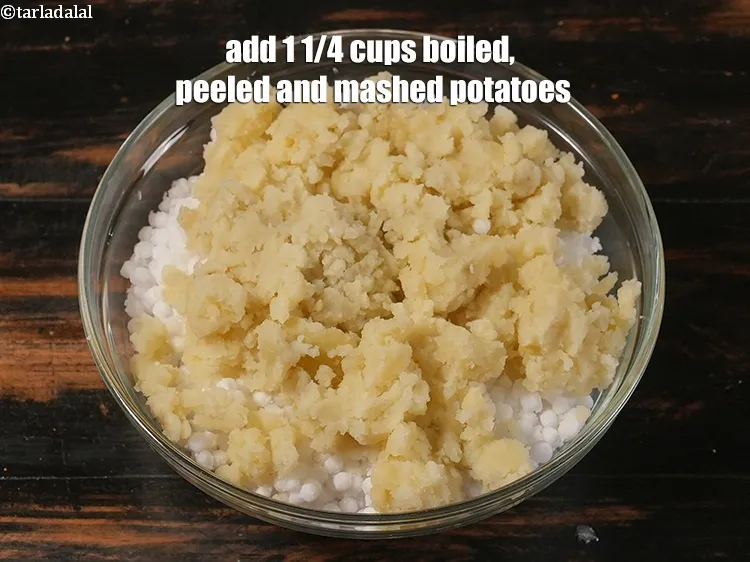 Step 24 – <p>Add&nbsp;1 1/4 cups&nbsp;<a href="https://www.tarladalal.com/glossary-boiled-and-mashed-potatoes-1831i">boiled , peeled and mashed potatoes</a>.&nbsp;See above on detailed method of how …