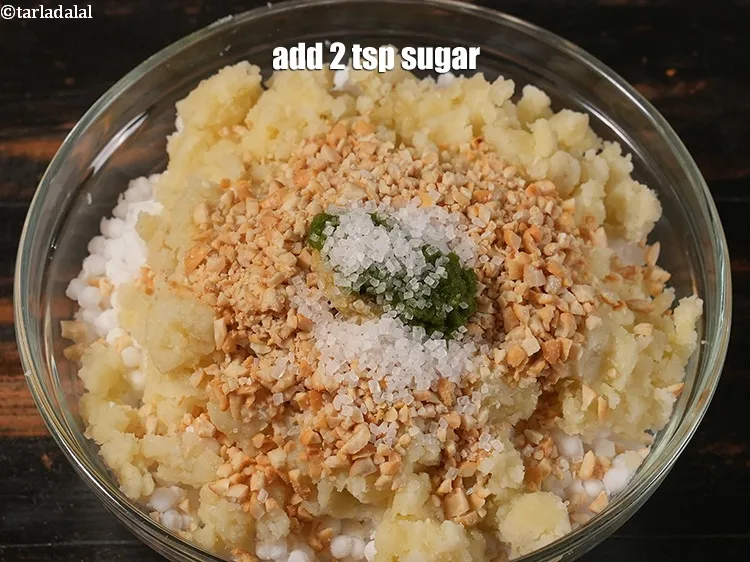 Step 29 – <p><span style="background-color:rgb(255,255,255);color:rgb(0,0,0);">Add&nbsp;2 tsp&nbsp;</span><a href="https://www.tarladalal.com/glossary-sugar-chini-shakkar-278i"><u>sugar</u></a><span style="background-color:rgb(255,255,255);color:rgb(0,0,0);">.</span></p>