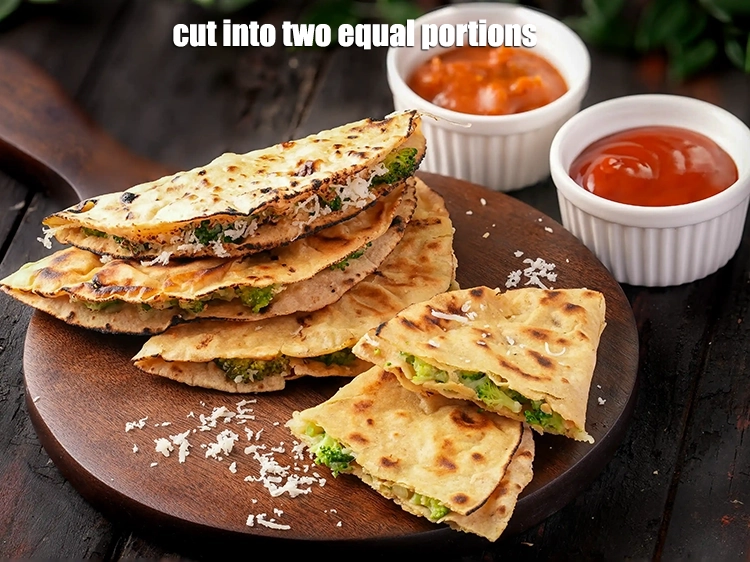 Step 19 – <p><span style="background-color:rgb(255,255,255);color:rgb(0,0,0);">Cut into two equal portions.</span></p>