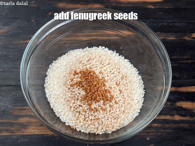 Step 3 – <p>Add <span style="background-color:rgb(255,255,255);color:rgb(0,0,0);">1/2 tsp </span><a href="https://www.tarladalal.com/glossary-fenugreek-seeds-methi-dana-methi-ke-dane-methi-seeds-991i"><u>fenugreek (methi) seeds</u></a><u>.</u></p>