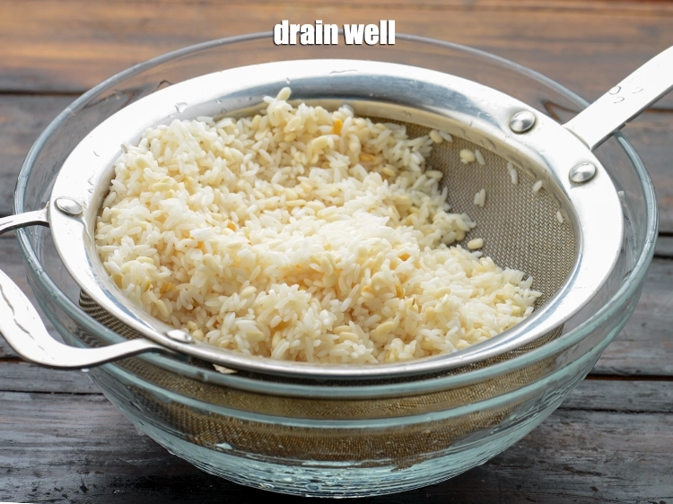 Step 25 – <p><span style="background-color:rgb(255,255,255);color:rgb(0,0,0);">Drain well.</span></p>