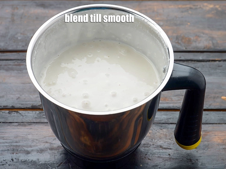Step 9 – <p><span style="background-color:rgb(255,255,255);color:rgb(0,0,0);">Close the lid and blend till smooth.</span></p>